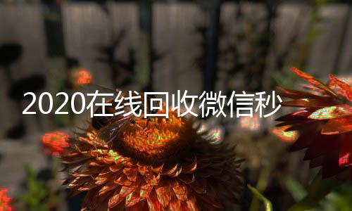 2020在线回收24小时全天收购vx微信秒结（高价回收微信秒结）